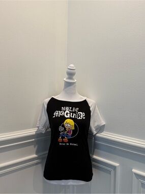 Lizzie McGuire Raglan Baby Tee “Never Be Normal” Disney Channel Tee